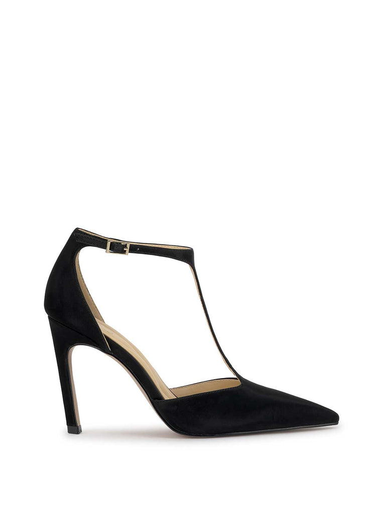 Willna T-Strap Pump in Black