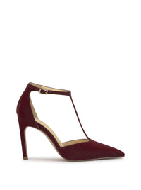 Willna T-Strap Pump in Dark Cherry