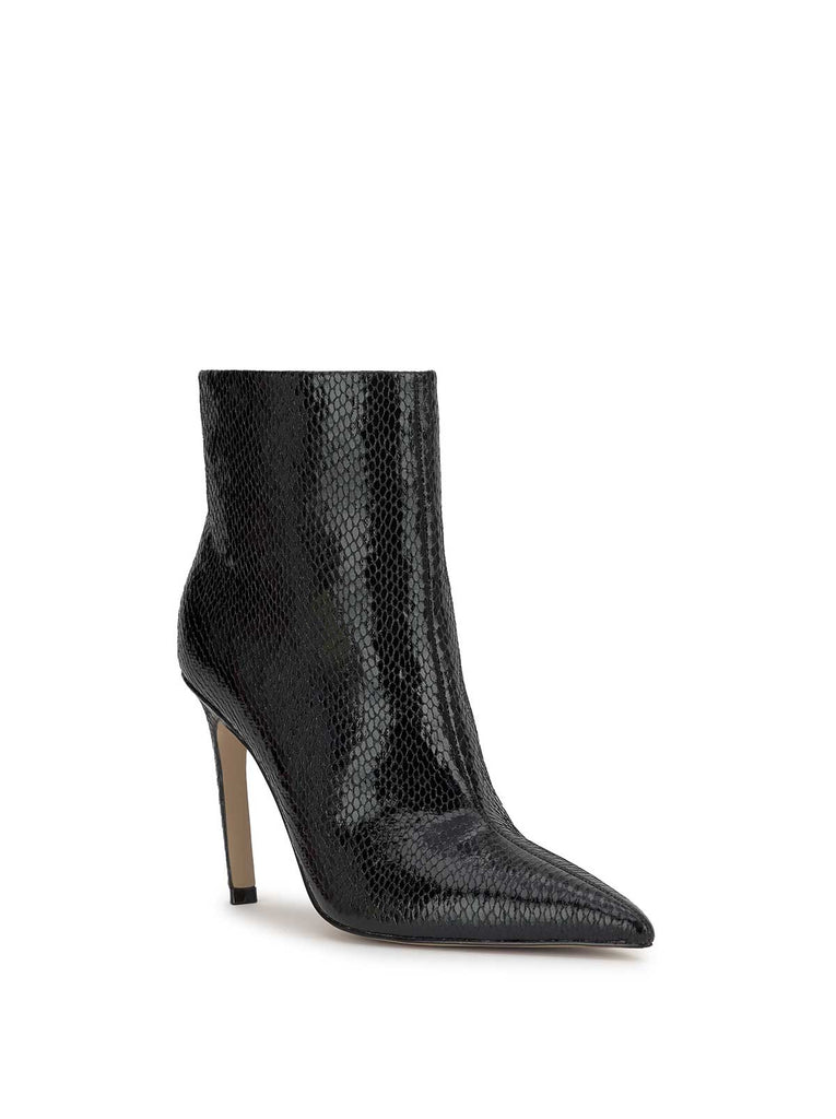 Wilonix Pointed Toe Bootie in Black