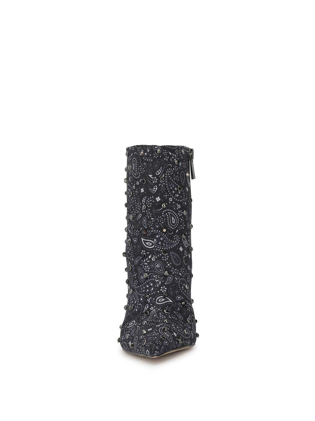 Wilonix Pointed Toe Bootie in Midnight Bandana
