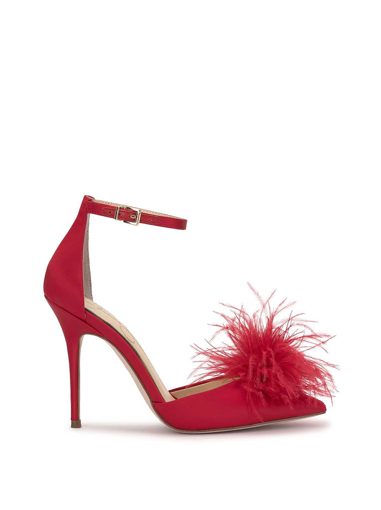 Wolistie High Heel in Red Muse