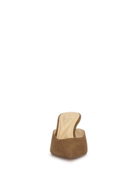 Xia Pointed-Toe Mule in Safari Brown