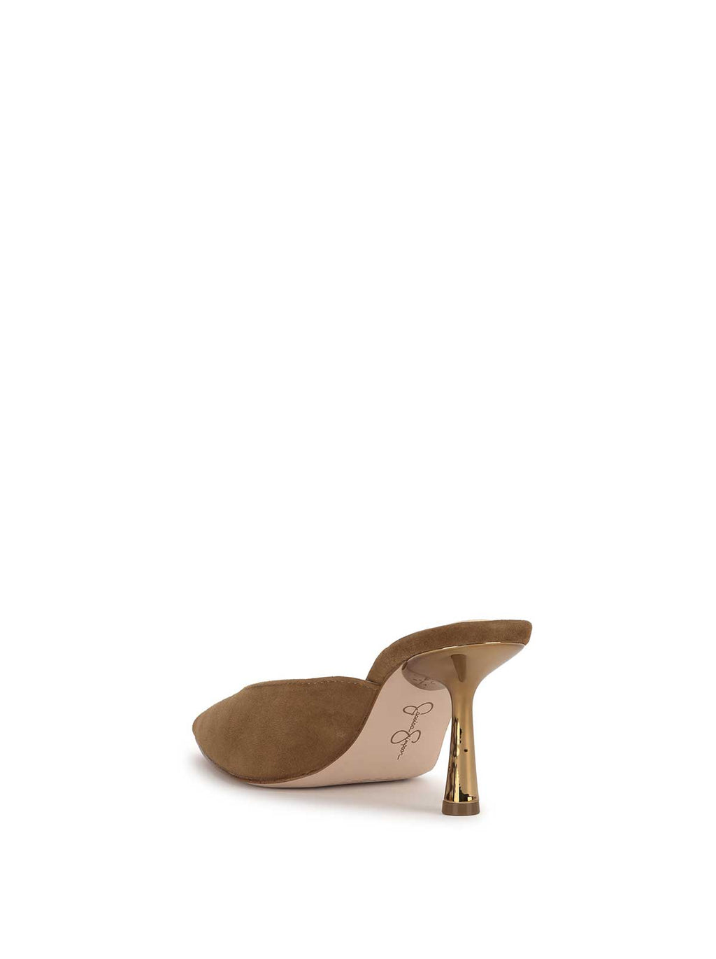 Xia Pointed-Toe Mule in Safari Brown