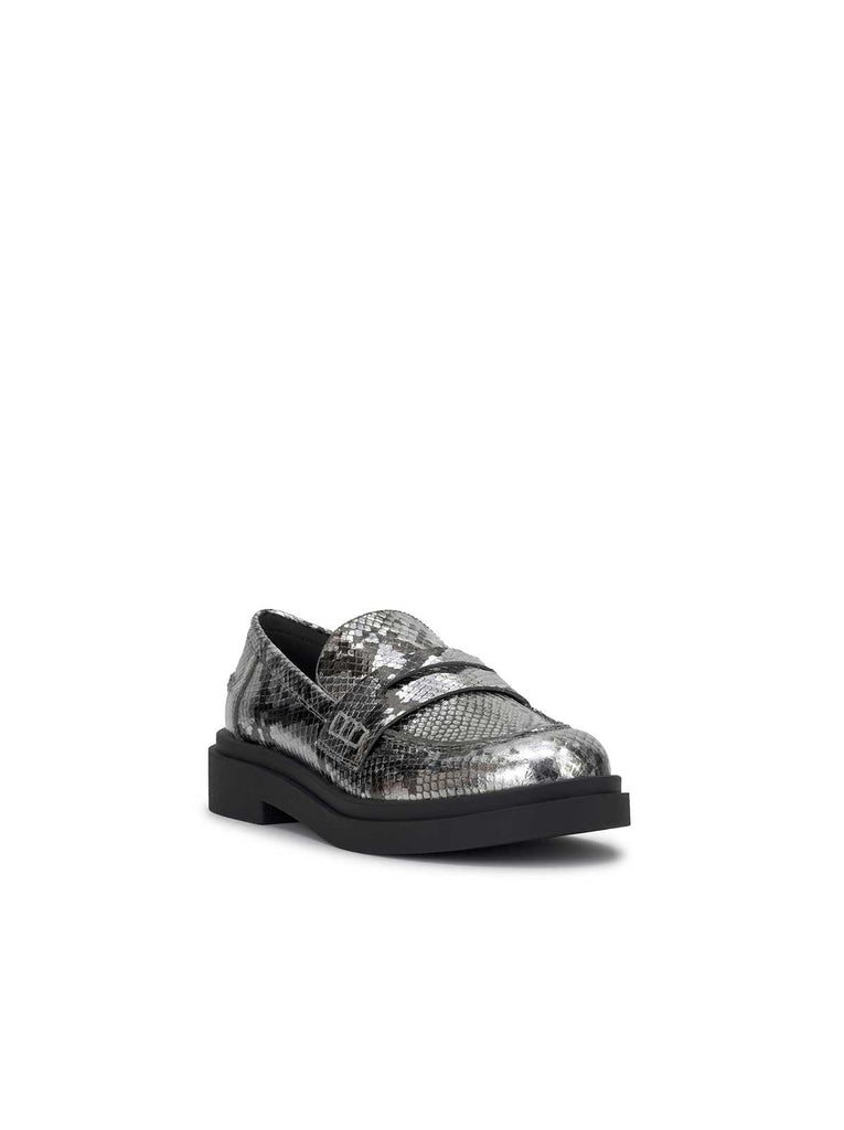 Xuris Loafer in Chrome Snake