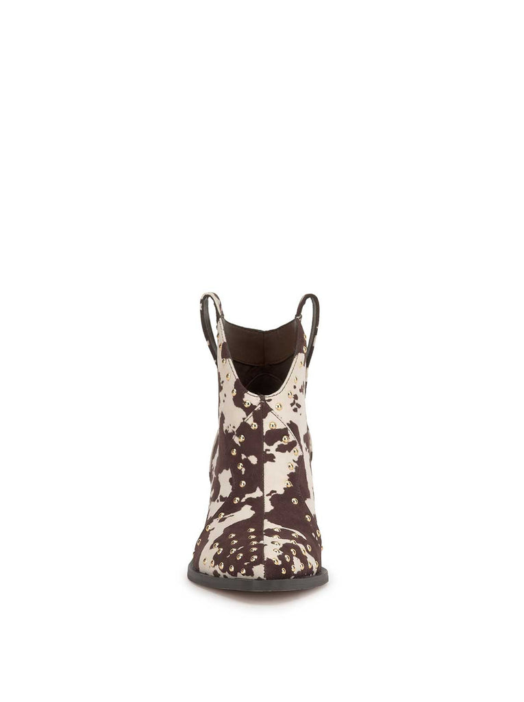 Zadie Bootie in Cow Print