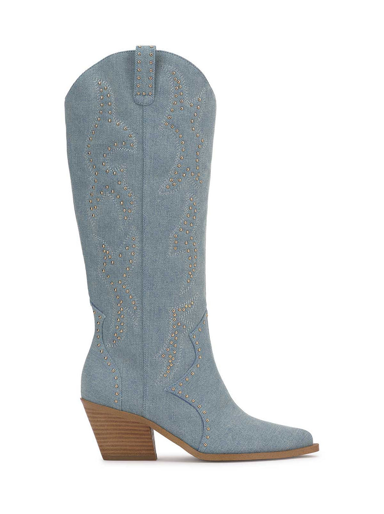 Zaikes Western Boot in Denim