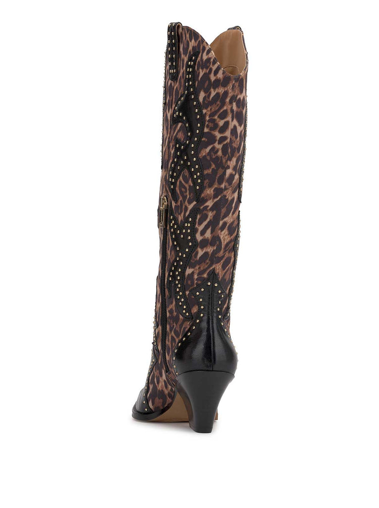 Zaikes Western Boot in Leopard