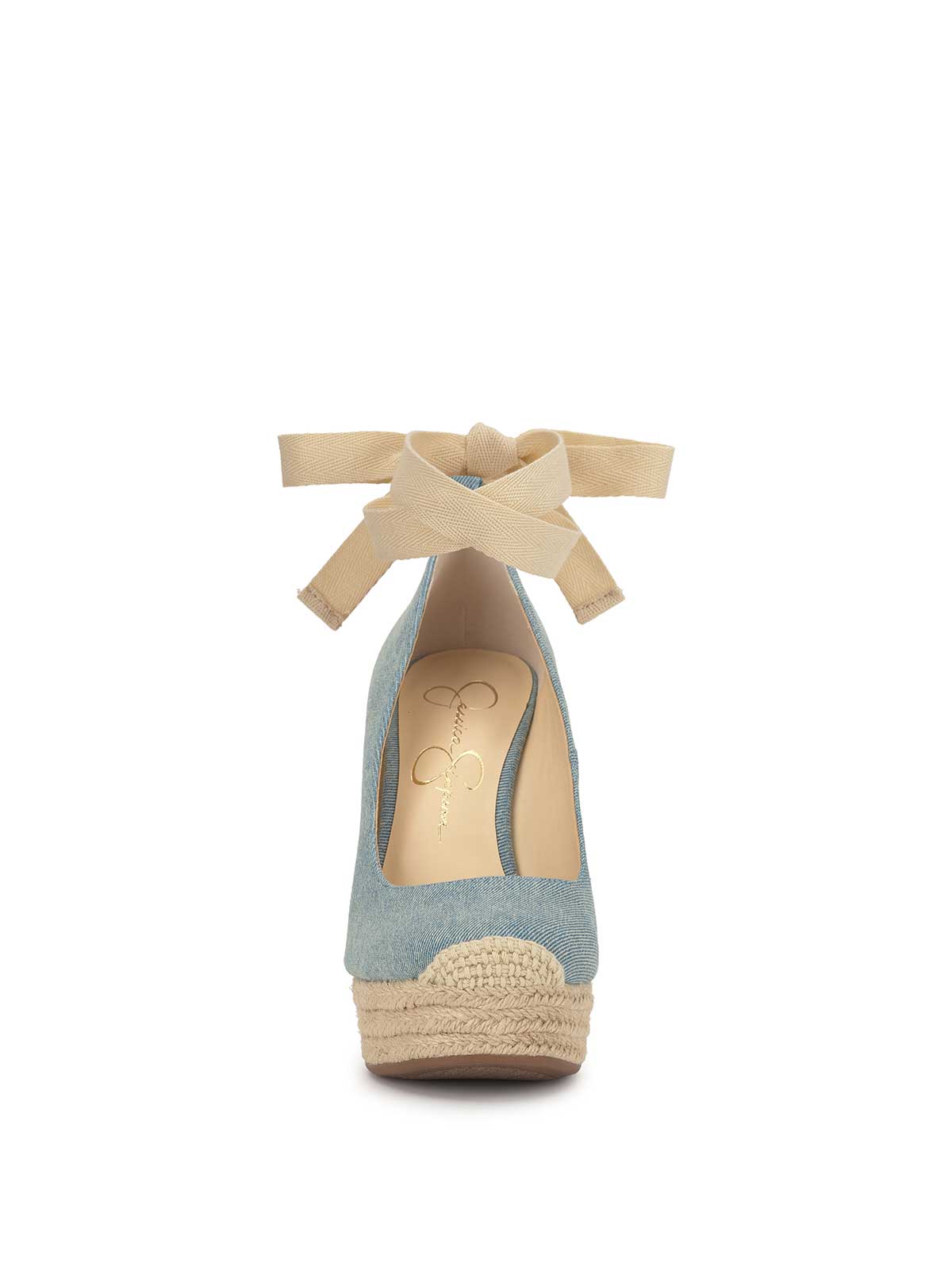 Zexie Platform Wedge in Denim – Jessica Simpson