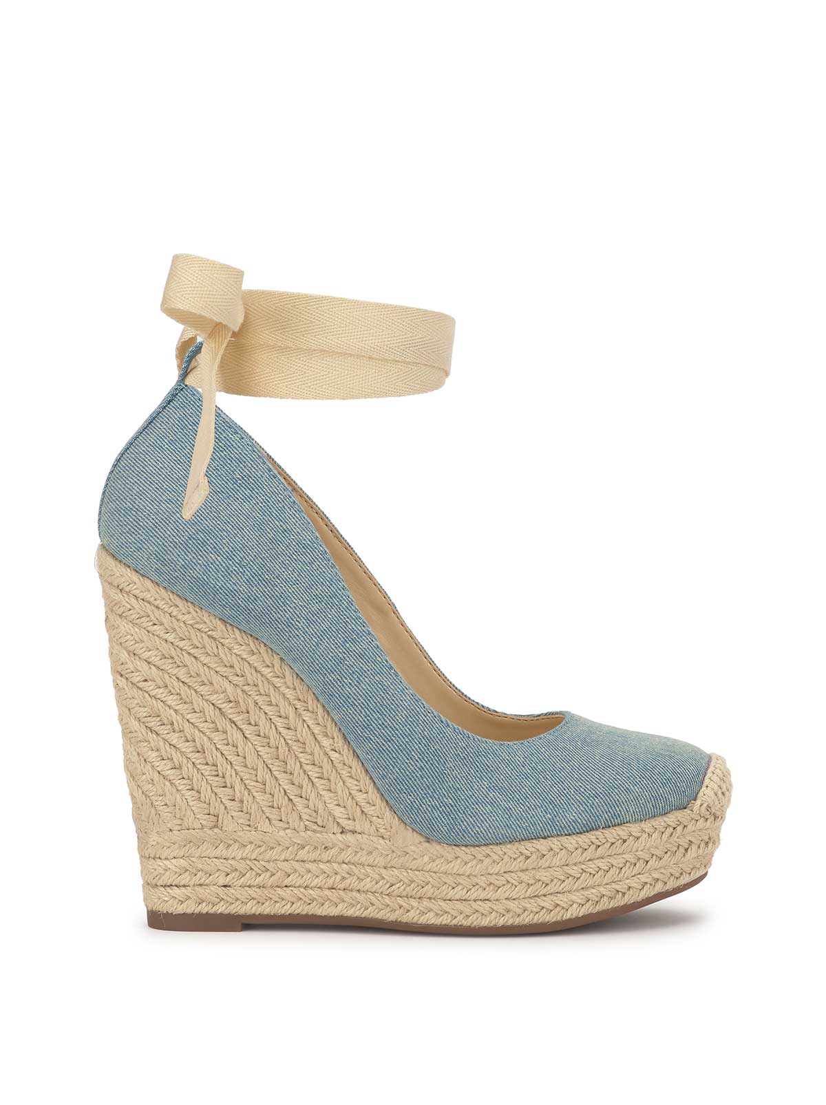 Zexie Platform Wedge in Denim – Jessica Simpson