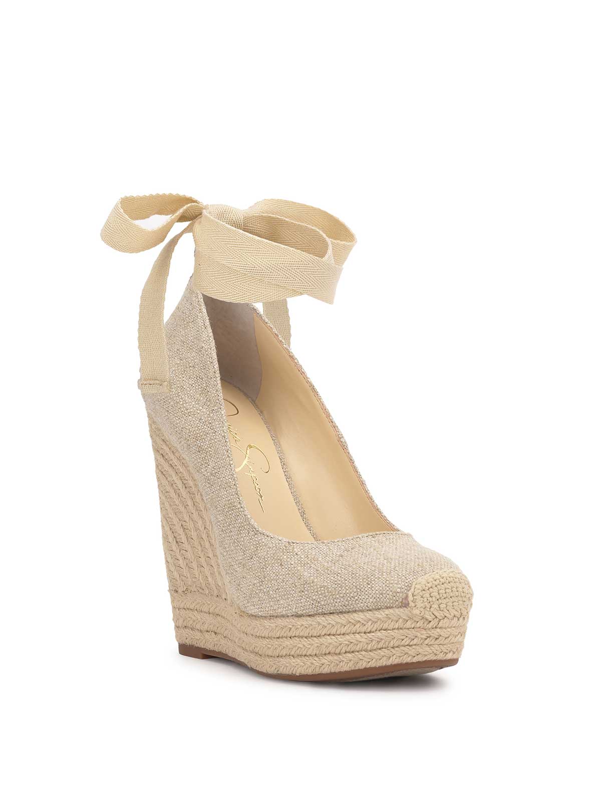 Zexie Platform Wedge in Natural