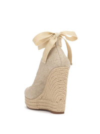 Zexie Platform Wedge in Natural