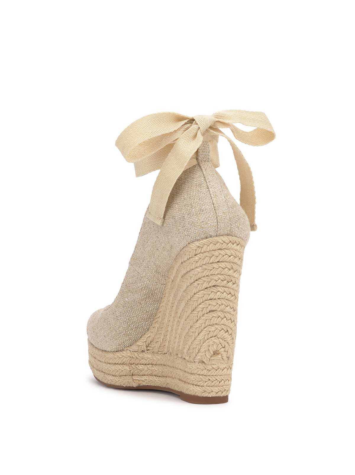 Zexie Platform Wedge in Natural