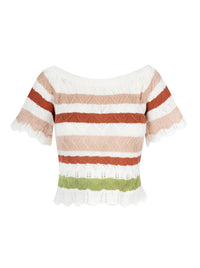 Edlyn Sweater in Gardenia Combo
