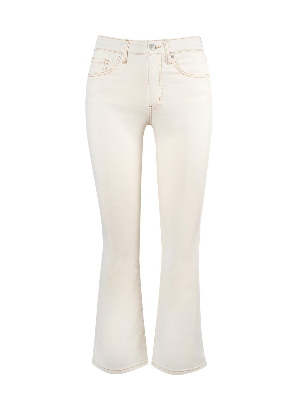 Charmed Ankle Flare in Ecru