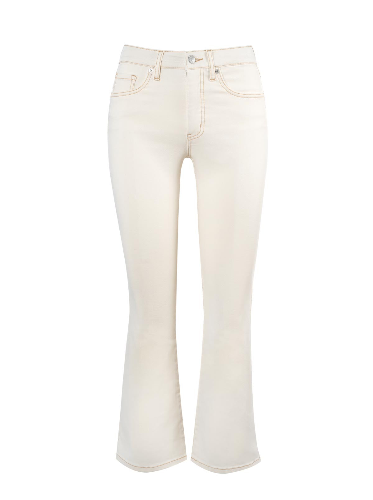 Charmed Ankle Flare in Ecru