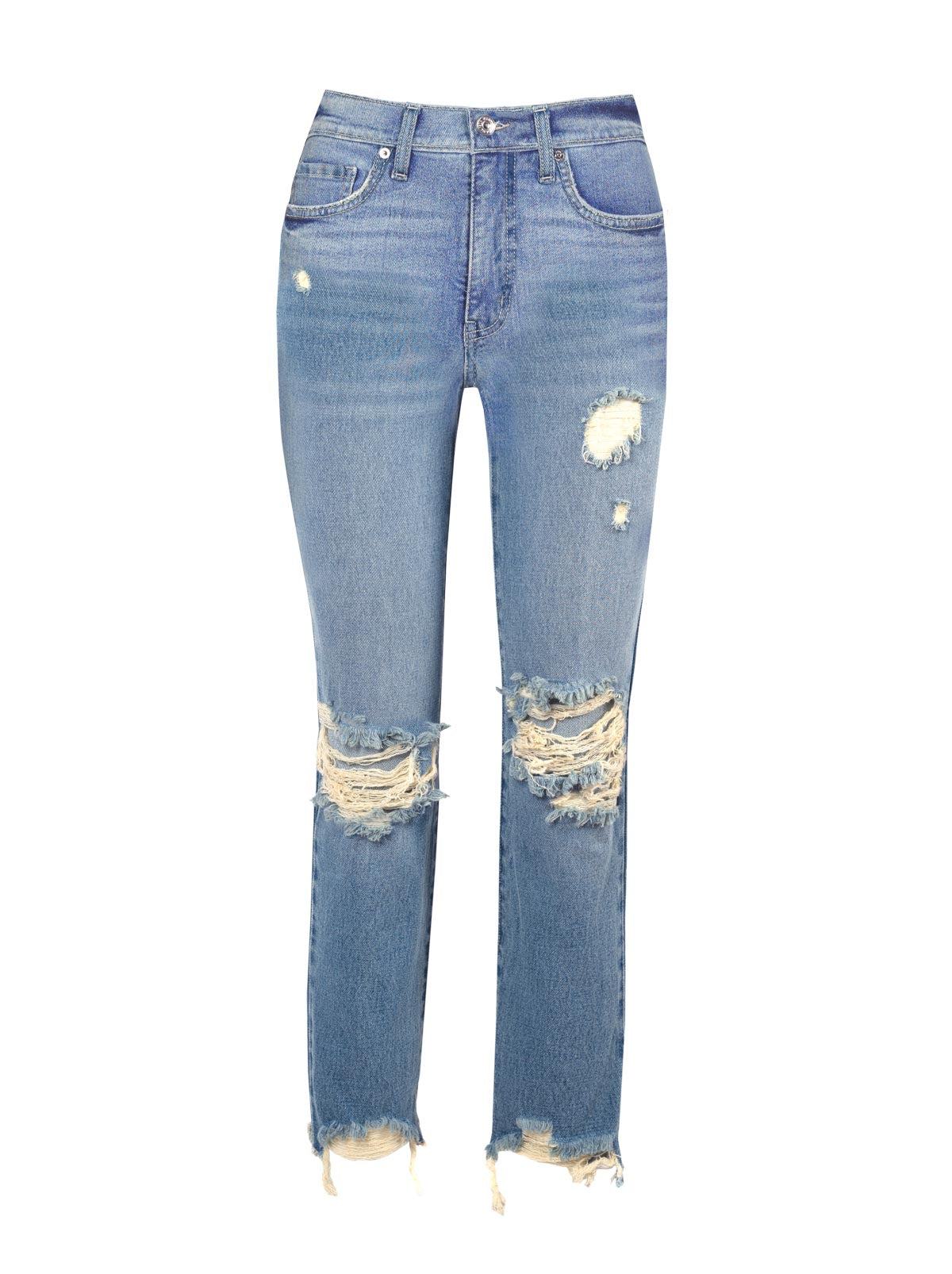 Harmony Straight High Rise Jeans in Incline
