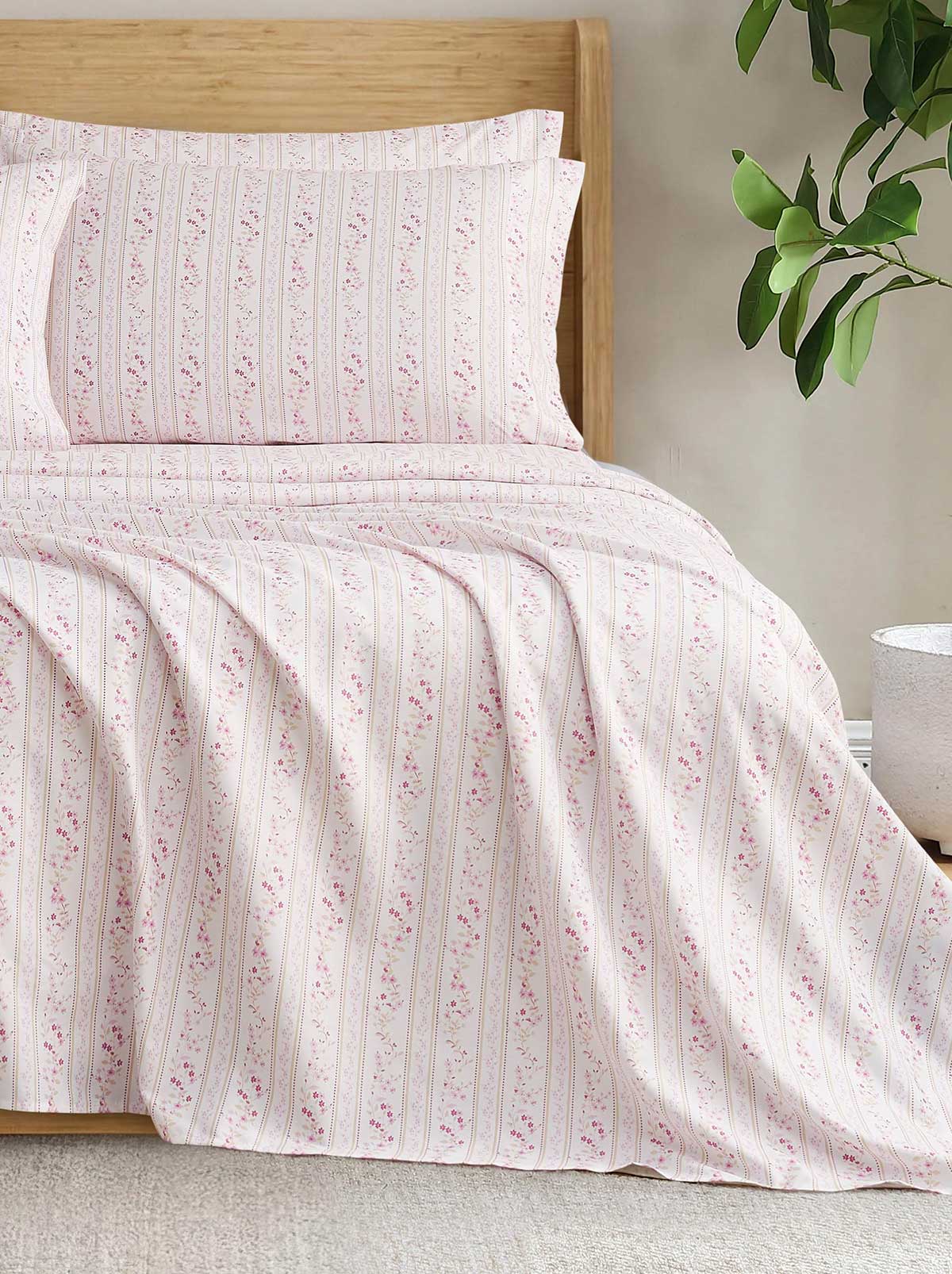 Sheet Set in Delilah Floral Stripe