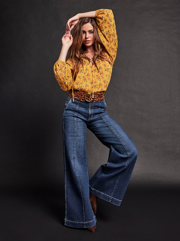 Spirit Super Wide Leg Jean in Soul Mate