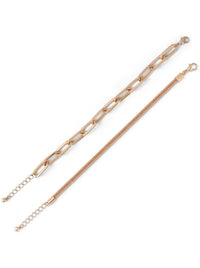 Gold Trio Bracelet Set
