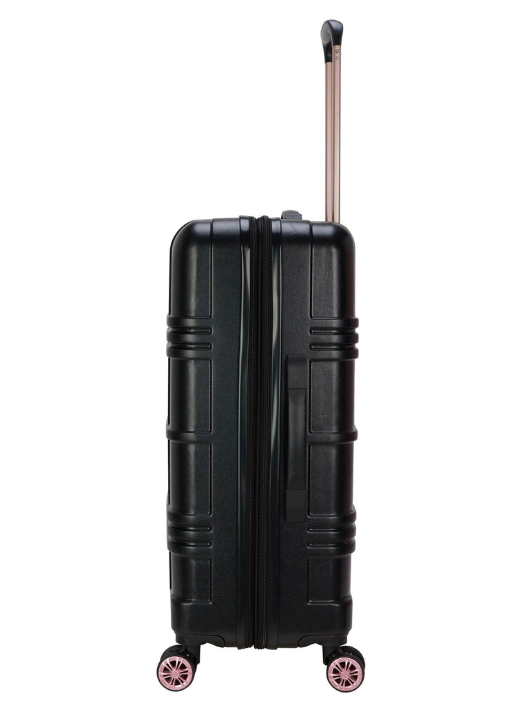 Jewel Plaid Luggage Collection in Black