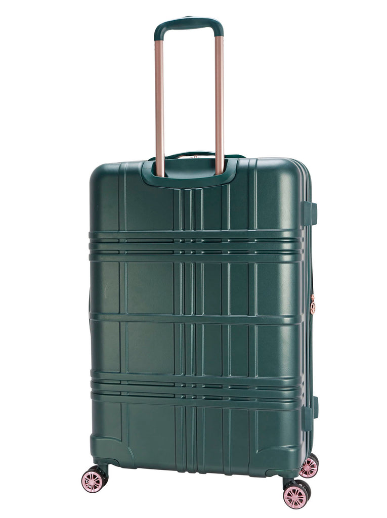 Jewel Plaid Luggage Collection in Jade