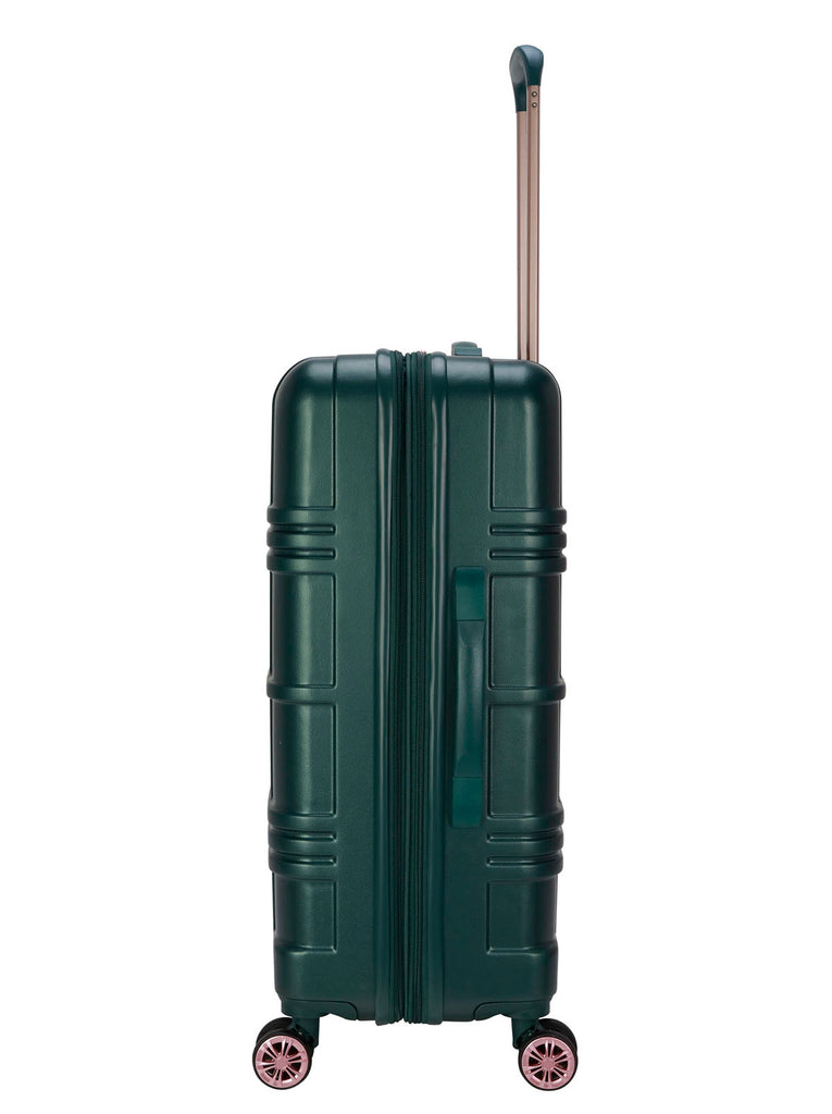 Jewel Plaid Luggage Collection in Jade