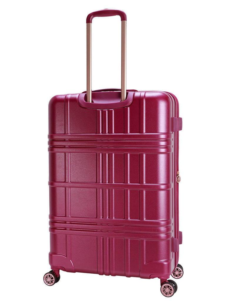 Jewel Plaid Luggage Collection in Violet