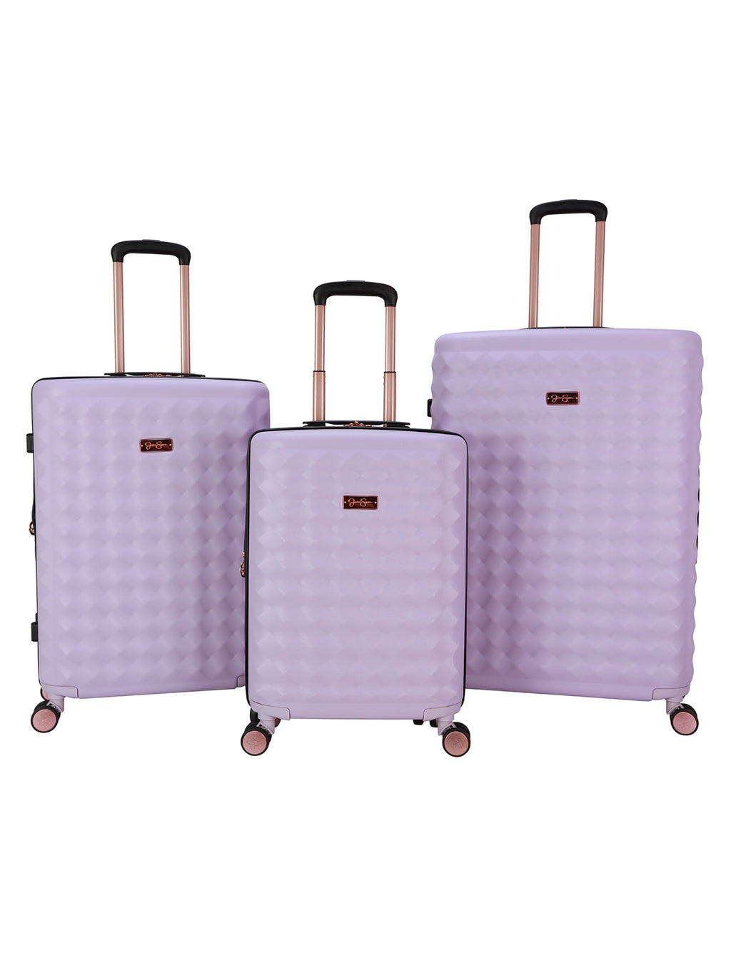 Vibrance Luggage Collection in Lavender Frost