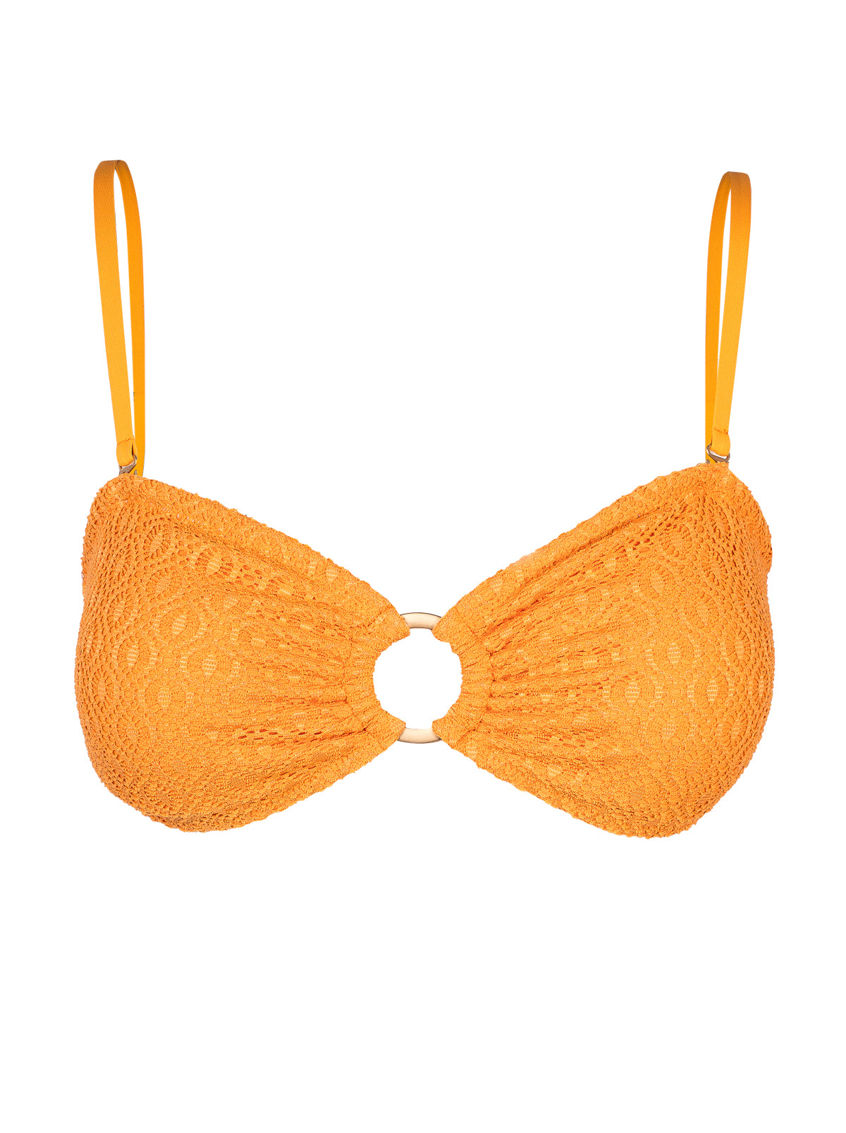 Crochet Ring Bandeau Top in Clementine – Jessica Simpson