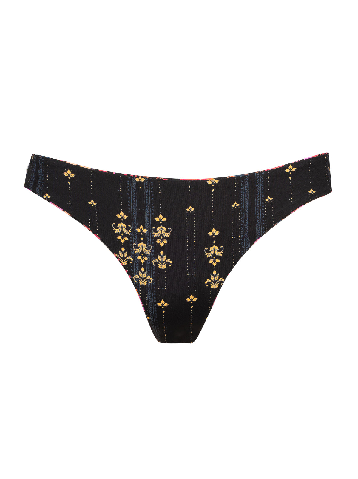 Reversible Shirred Bikini in Swipe Right