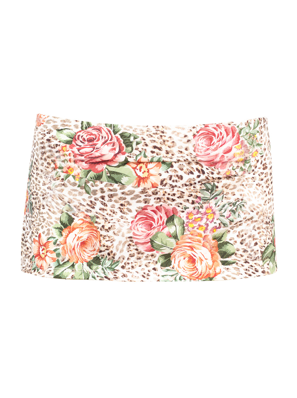 Mini Swim Skirt in Animal Control