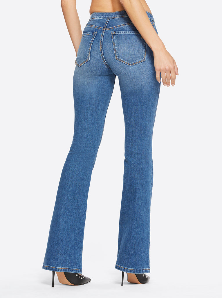 Kiss Me Flare Jeans in Lola