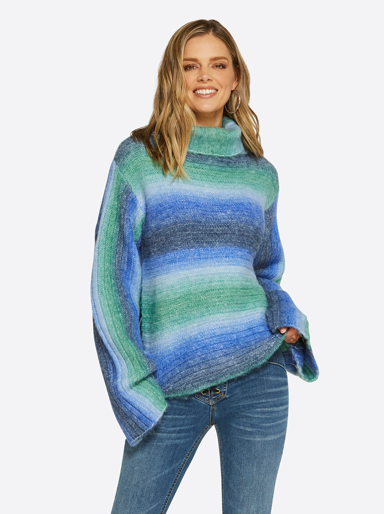 Lana Bell Sleeve Sweater in Corsair