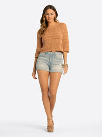 JS Jessica Simpson Redondo High Rise Short in Mist