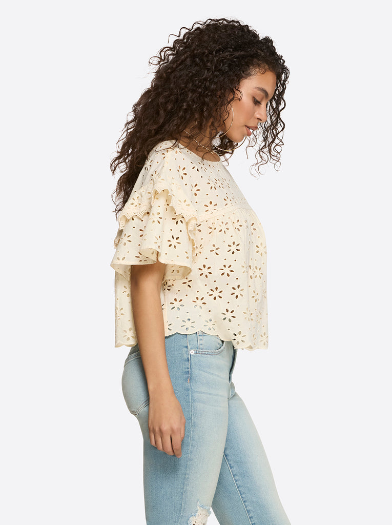 Maja Top in Parchment