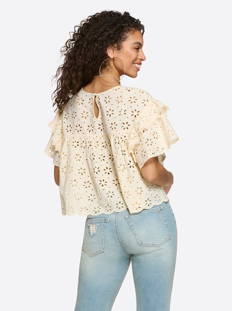 Maja Top in Parchment