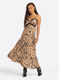 Jessica Simpson 2.0 Bias Dress in Animal Print
