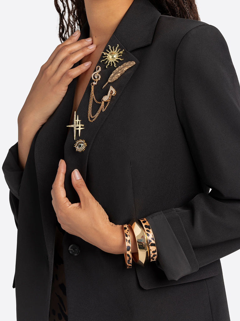 Jessica Simpson 2.0 Lenna Blazer in Black