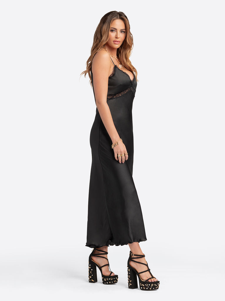 Jessica Simpson 2.0 Bias Dress in Black