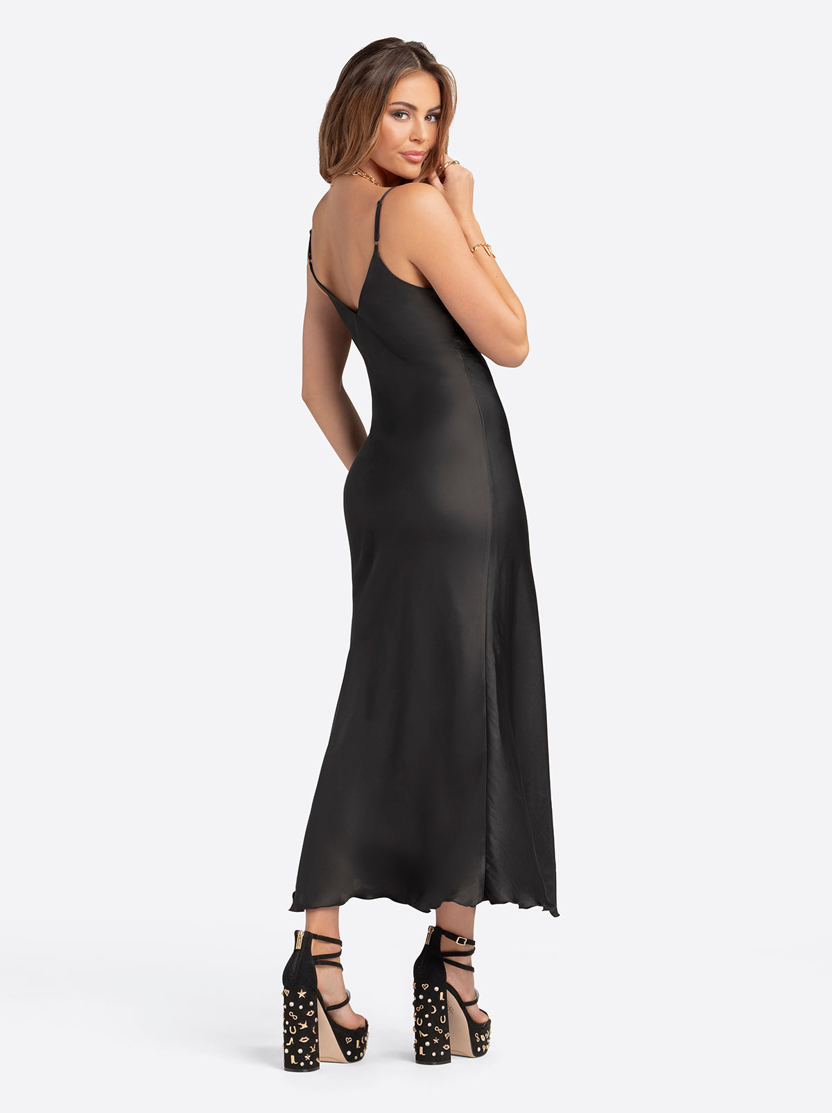 Jessica Simpson 2.0 Bias Dress in Black - S Jessica Simpson 2.0 Bias Dress in Black - S