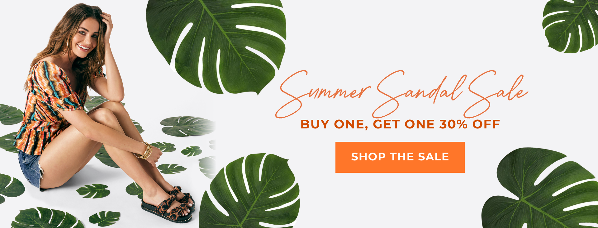 Summer Sandal Sale Buy One, Get One 30% Off Shop the Sale