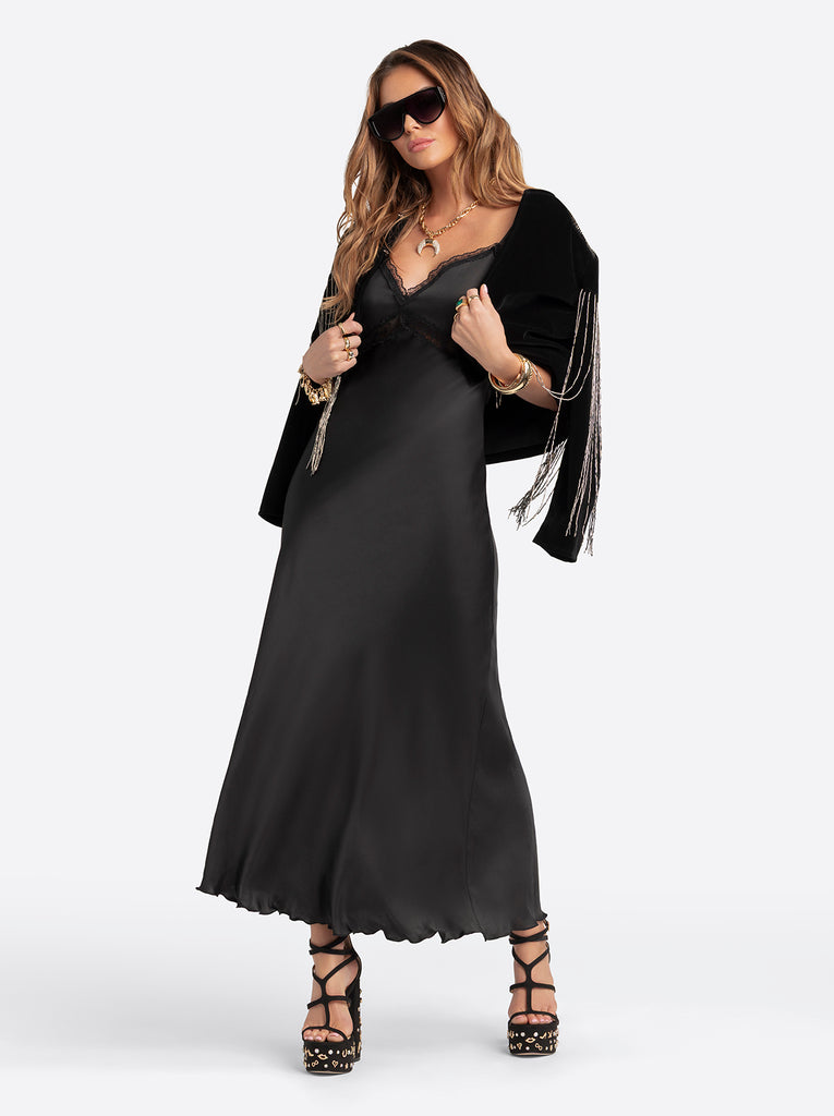 Jessica Simpson 2.0 Bias Dress in Black