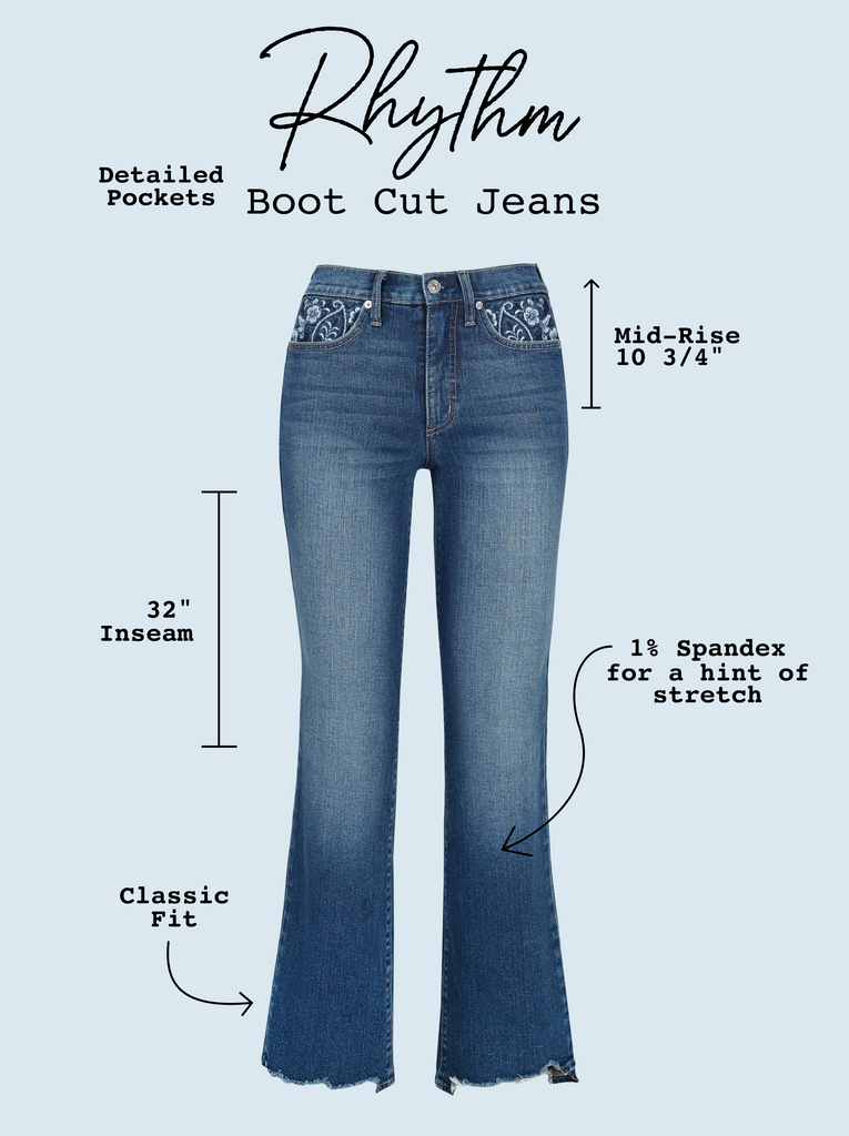 Rhythm Bootcut Jean in Foxy