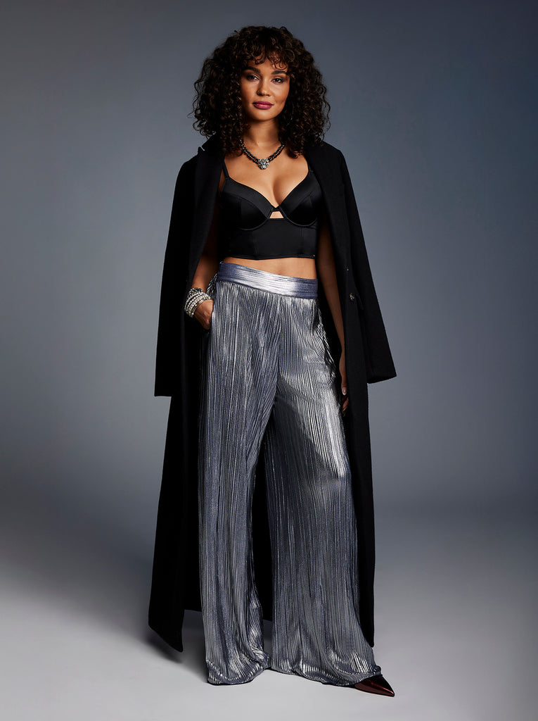 Adaeze Wide Leg Pant in Peacoat