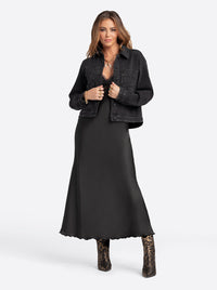 Jessica Simpson 2.0 Trucker Jacket in Luminous