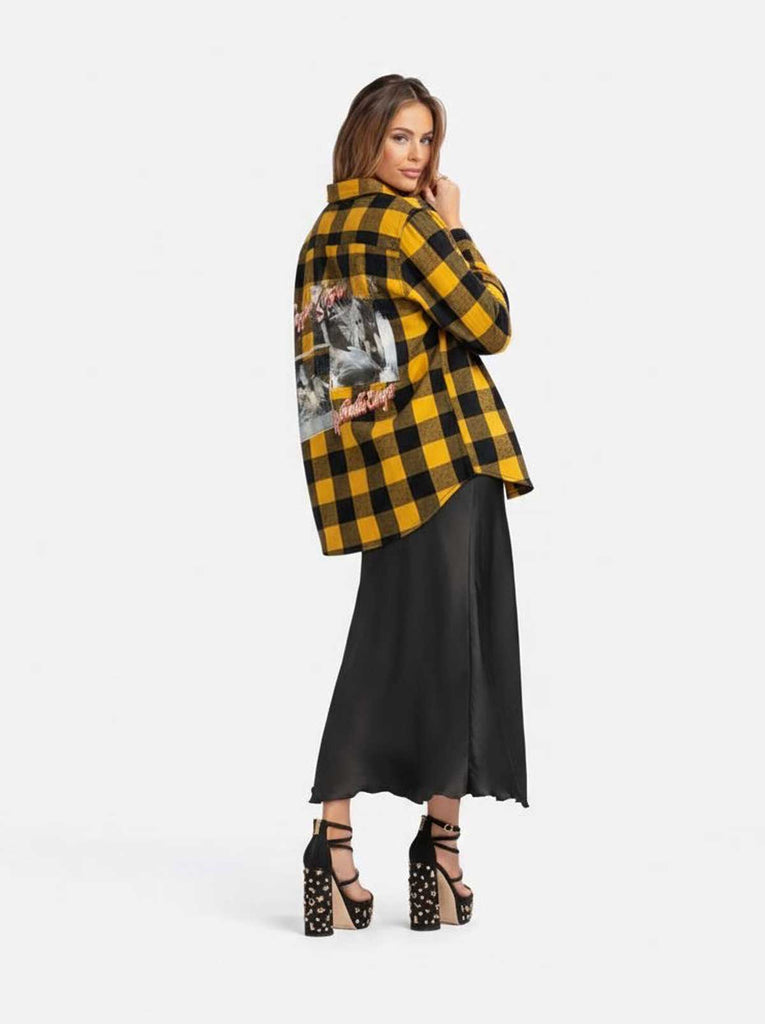 Exclusive Nashville Canyon Flannel Shirt in Yellow