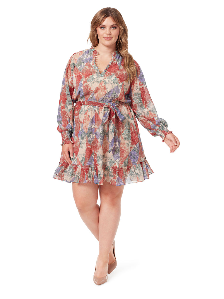 Zephyr Dress in Paisley Patch