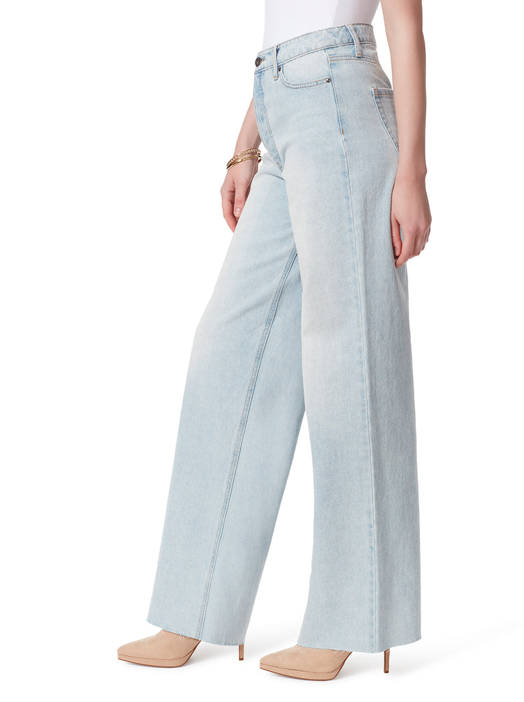 Relaxed Wide Straight Jeans in Heart of Gold