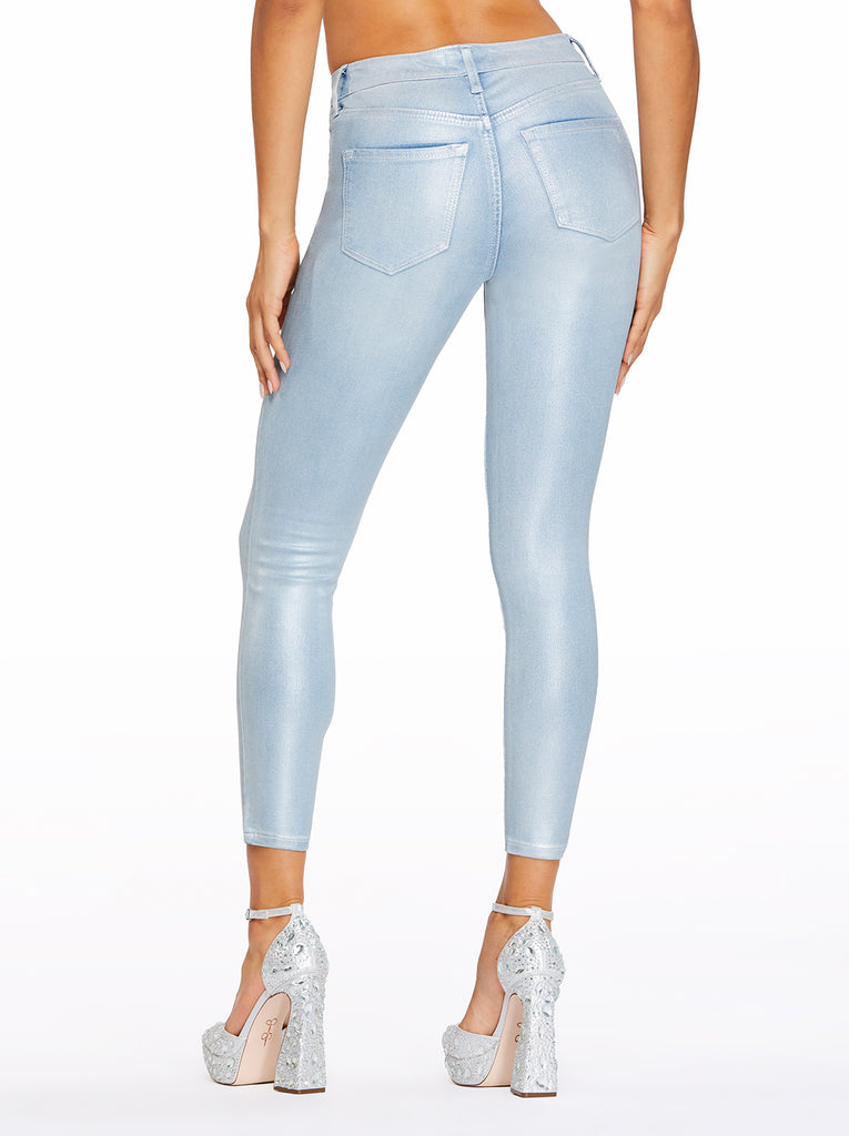 Adored Ankle Skinny Jeans in Envy