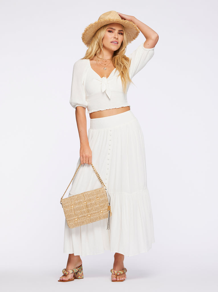 Lexi Crossbody in Straw Natural